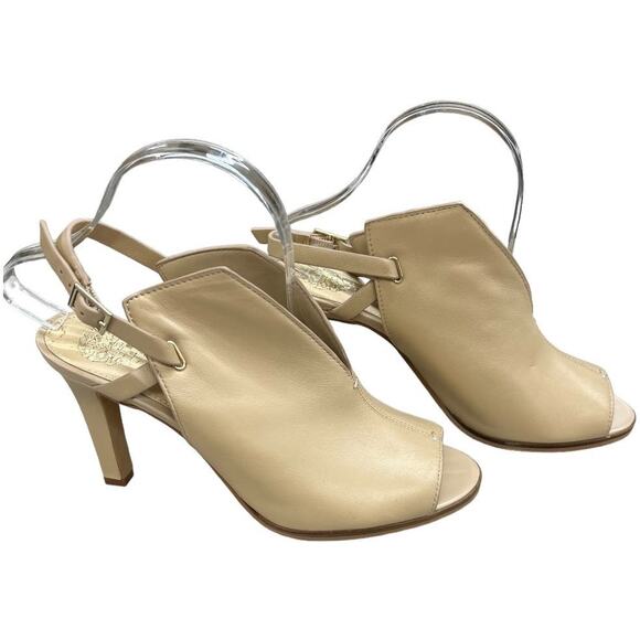 Vince Camuto Peep Toe Heel Sandals Size 9.5 M - Picture 3 of 7
